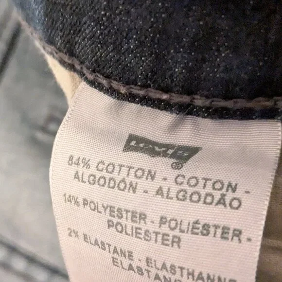 Levi's dark indigo wash jeggings size 22 - Picture 8 of 8